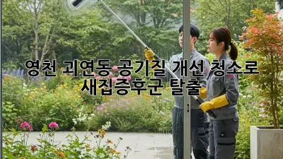 🏡 영천 괴연동 공기질 개선 청소로 새집증후군 탈출! 💨